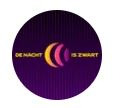 logo De Nacht is ZWART